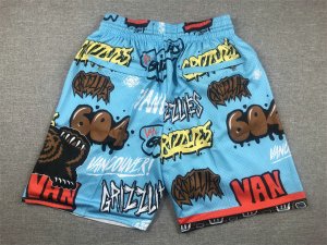 NBA Memphis Grizzlies just don Graffiti shorts